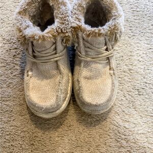 Hey Dude Tan Kids Boots